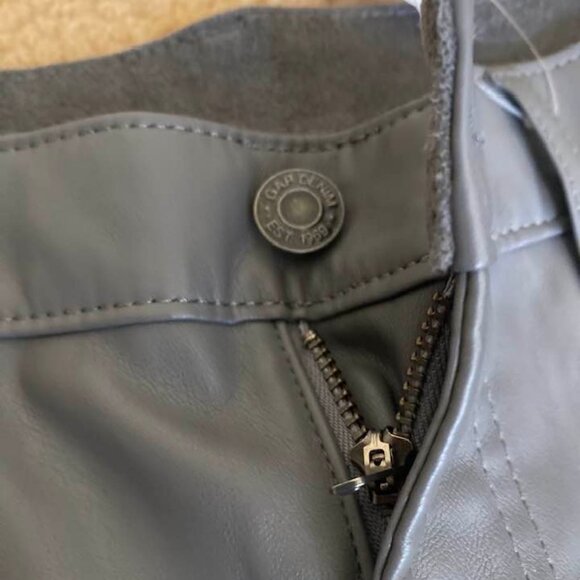 NWT GAP Leather Pants Dove Gray Size 10R Orig. $89.95 - Picture 7 of 9